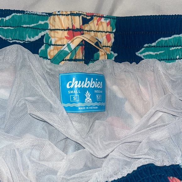 Chubbies shorts The Floral Reef Stretch Swim Trunk Men's size S - Picture 4 of 7